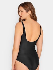 Long Tall Sally Black Twist Cut Out Swimsuit - Image 2 of 5