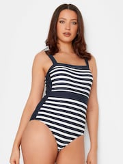 مايوه طويل من Long Tall Sally بتصميم يجمع بين عدة ألوان. - صورة 5 من 5