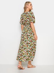 Robe longue long Grand Sally Floral fendu sur le devant - Image 3 of 4