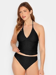 Long Tall Sally Black Crochet Tankini - Image 1 of 5