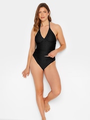 Long Tall Sally Black Crochet Tankini - Image 5 of 5