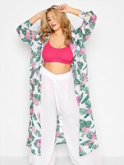 Yours Curve White Tassel Trousers - Image 3 of 5