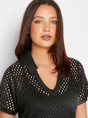 Long Tall Sally Black Crochet Dress - Image 4 of 4
