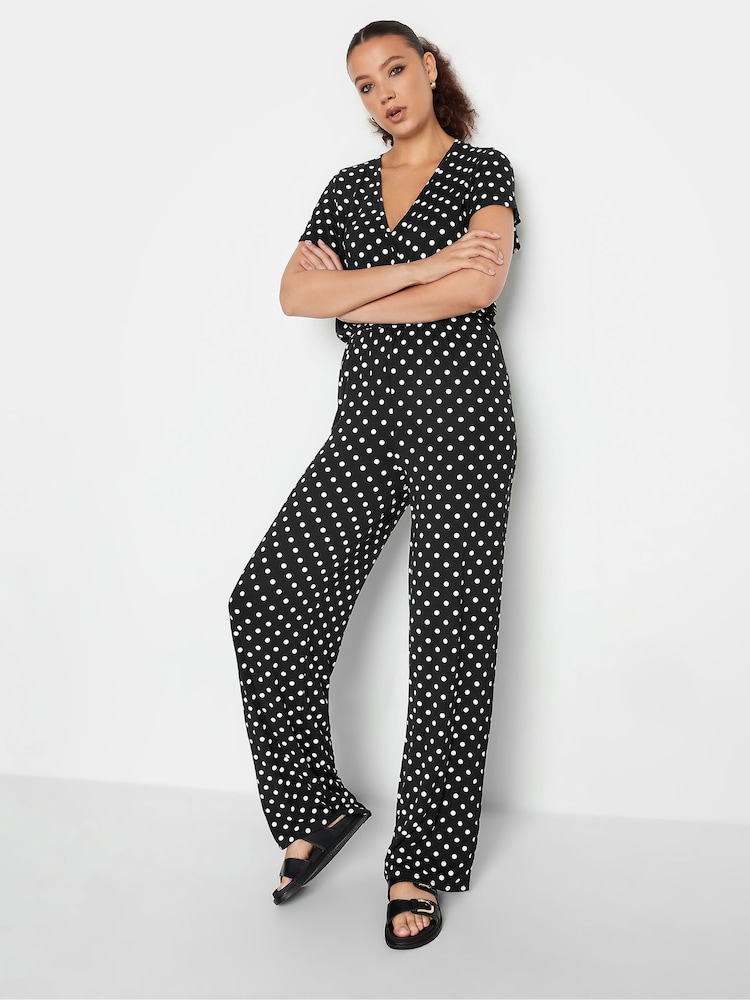 Long Tall Sally Spot Wrap Jumpsuit - Bild 2 von 5 Long Tall Sally Spot Wrap Jumpsuit - Bild 2 von 5