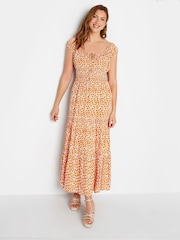 Long Tall Sally Yellow Sunflower Print Dress - Image 1 of 4