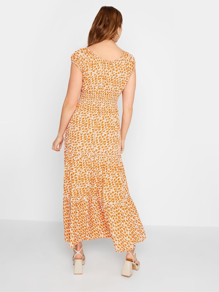 Long Tall Sally Yellow Sunflower Print Dress - Image 2 of 4