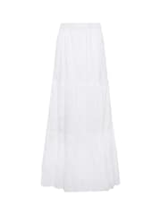 Long Tall Sally Maxi-Stufenkleid aus 100 % Baumwolle mit Lochstickerei - Bild 3 von 4