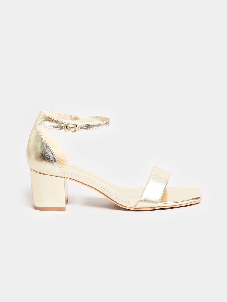 Long Tall Sally босоножки на блочном каблуке из искусственной кожи - Image 1 of 5