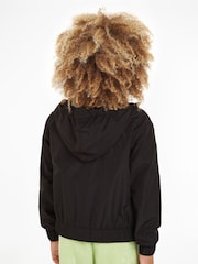 Calvin Klein Black Logo Zip Up Jacket - Image 2 of 6