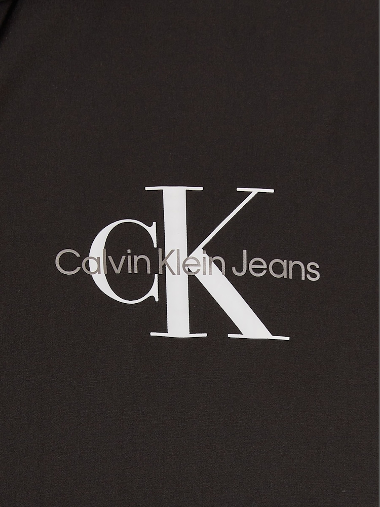 Calvin Klein Black Logo Zip Up Jacket - Image 6 of 6