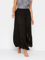Yours Curve Black Beach Skirt - Image 1 of 3