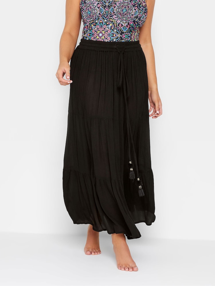Yours Curve Black Beach Skirt - Image 1 of 3