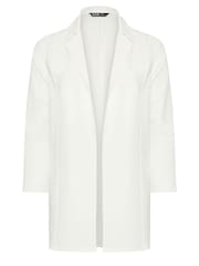 Yours Curve White Longline Blazer - Image 5 of 5