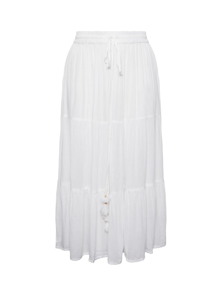 Yours Curve White Beach Skirt - Image 3 of 4