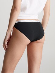 Calvin Klein Black Logo String Knickers - Image 2 of 4