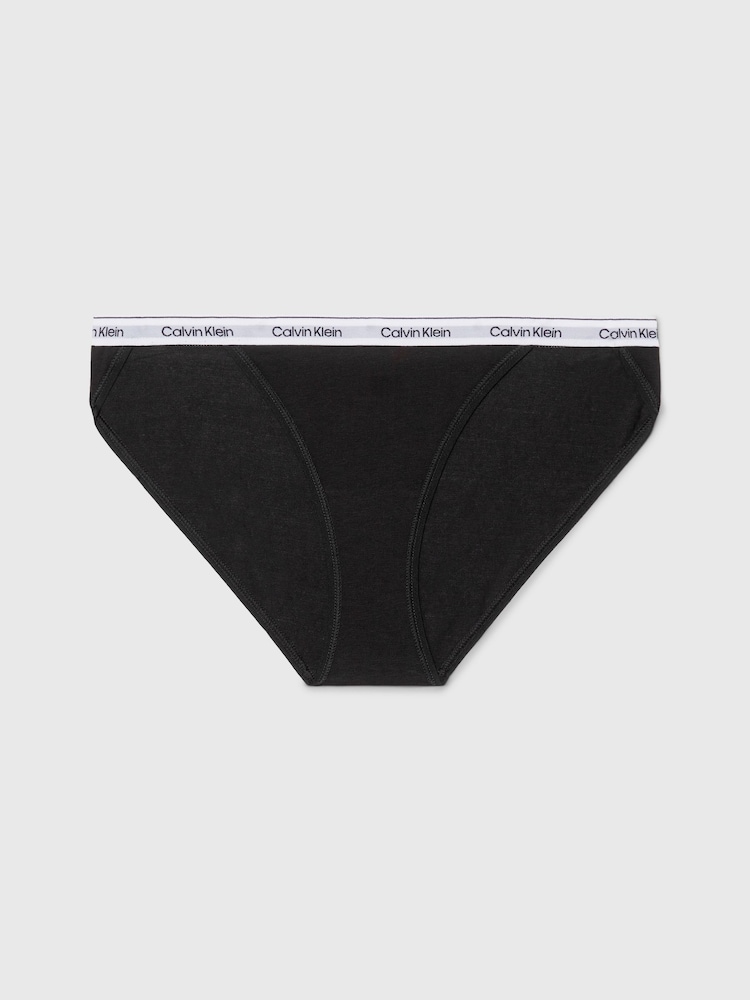 Calvin Klein Black Logo String Knickers - Image 4 of 4