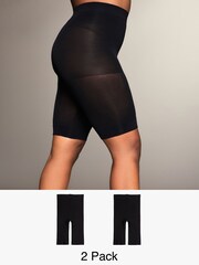 Curves Like These Black Anti Chaffing Shorts - 2 Pack - Image 1 of 4