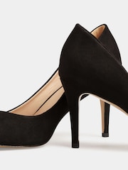 Long Tall Sally Black Point Court Shoes - Image 5 of 5