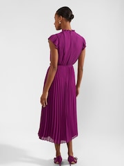 Hobbs Purple Petite Petite Addison Dress - Image 2 of 4