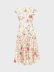 Hobbs White Tia Dress - Image 4 of 4