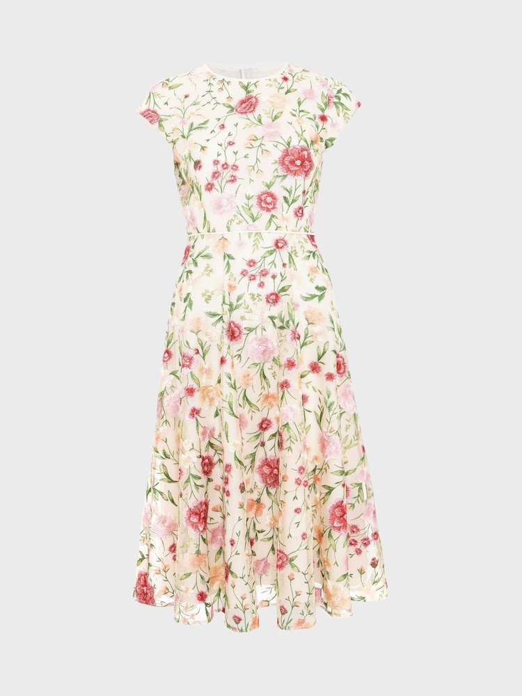 Hobbs White Tia Dress - Image 4 of 4