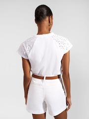 Hobbs White Carla Shorts - Image 2 of 4