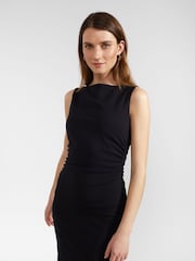 Hobbs Blue Iliana Jersey Dress - Image 3 of 4