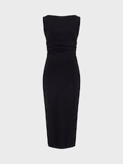 Hobbs Blue Iliana Jersey Dress - Image 4 of 4