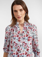 Hobbs White Giovanna Blouse - Image 3 of 4