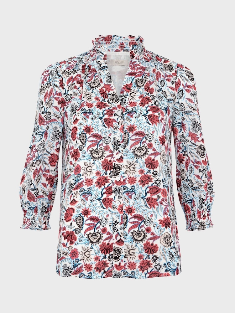 Hobbs White Giovanna Blouse - Image 4 of 4