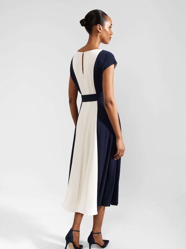Hobbs Blue Emery Dress - Image 2 of 4 Hobbs Blue Emery Dress - Image 2 of 4