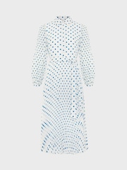 Hobbs Blue Tallulah Dress - Image 4 of 4