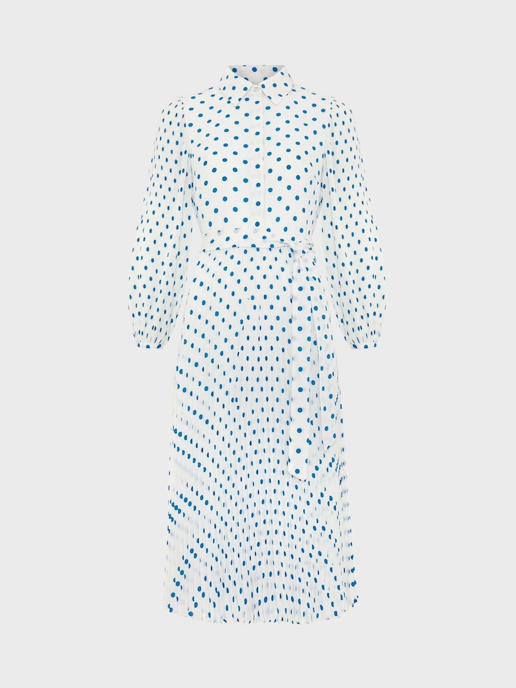 Hobbs Blue Tallulah Dress - Image 4 of 4 Hobbs Blue Tallulah Dress - Image 4 of 4