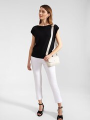 Hobbs Black Knitted Leona Top - Image 3 of 4