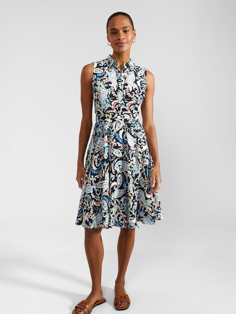 Hobbs Black Petite Belinda Dress - Image 2 of 5 Hobbs Black Petite Belinda Dress - Image 2 of 5