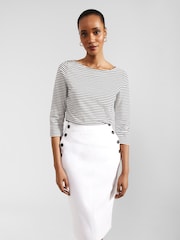 Hobbs White Anita Skirt - Image 4 of 5