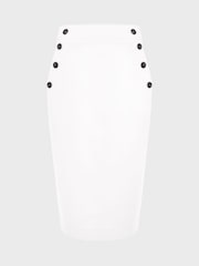 Hobbs White Anita Skirt - Image 5 of 5