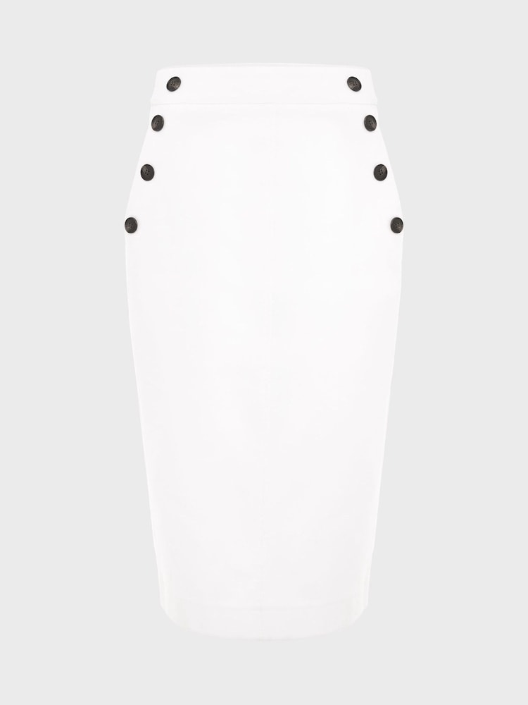 Hobbs White Anita Skirt - Image 5 of 5
