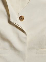 Banana Republic Beige Tencel Linen Cropped Vest - Image 6 of 6