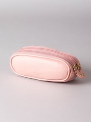 Pink - Lakeland Leder Doppeltes Brillenetui aus Leder - Bild 1 von 4