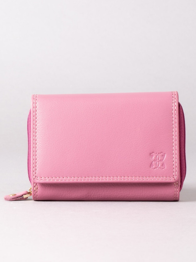 Lakeland Leather Mauve Small Purse - Image 2 of 5