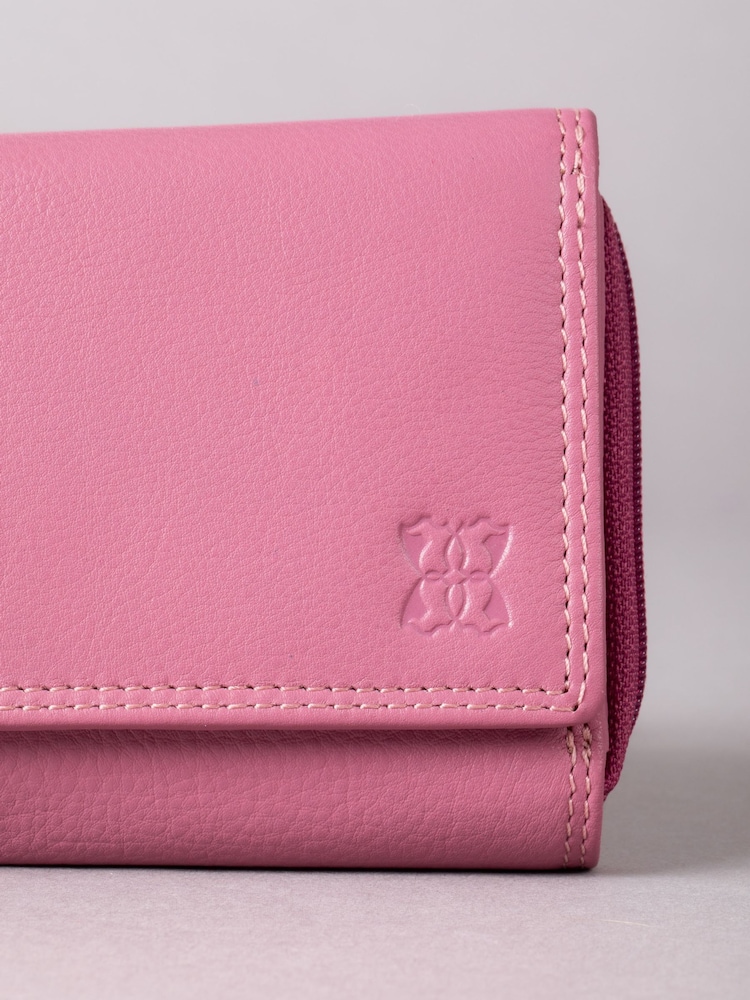 Lakeland Leather Mauve Small Purse - Image 5 of 5