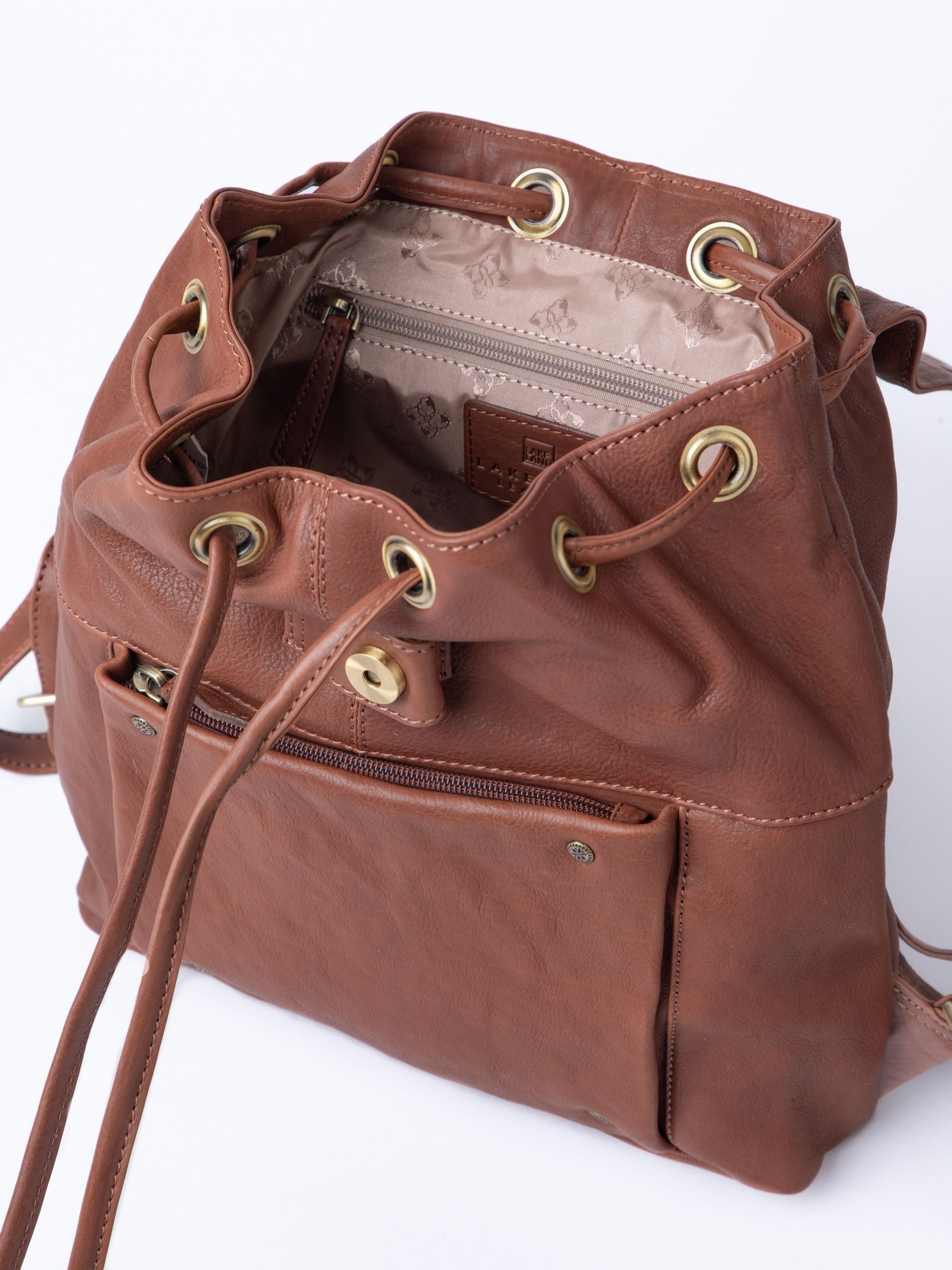 Buy Коричневий - Рюкзак Lakeland Leather Harstone з сайту Next Ukraine