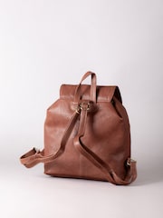 Lakeland Leather Brown Harstone Backpack - Image 6 of 7