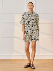 Albaray Cream Brushstroke Shirt - Image 1 of 6