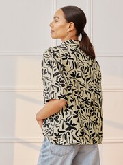 Albaray Cream Brushstroke Shirt - Image 2 of 6