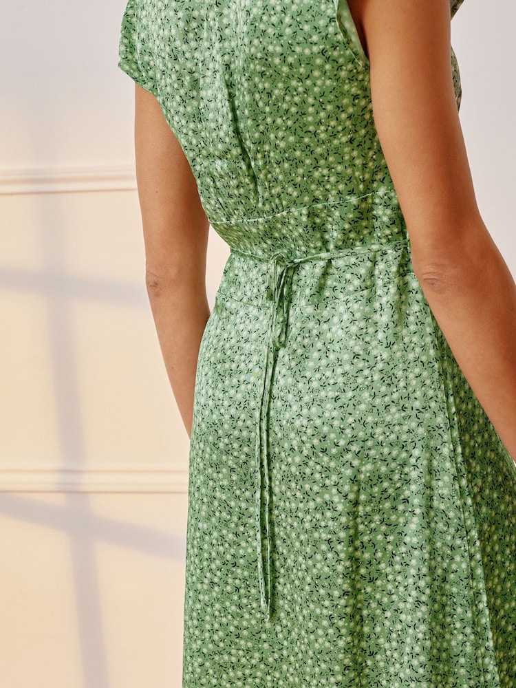 Albaray Green Forget Me knot Dress - Image 4 of 5