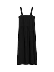 Albaray 100% Cotton Cheesecloth Black Dress - Image 4 of 4