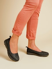 Pavers Black Standard Fit Pavers Lightweight Slip On Pumps - Image 1 of 5