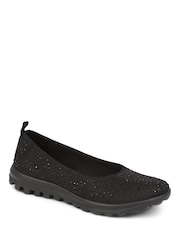 Pavers Black Standard Fit Pavers Lightweight Slip On Pumps - Image 2 of 5